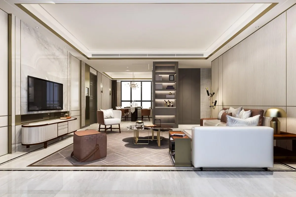 interior material and decor details